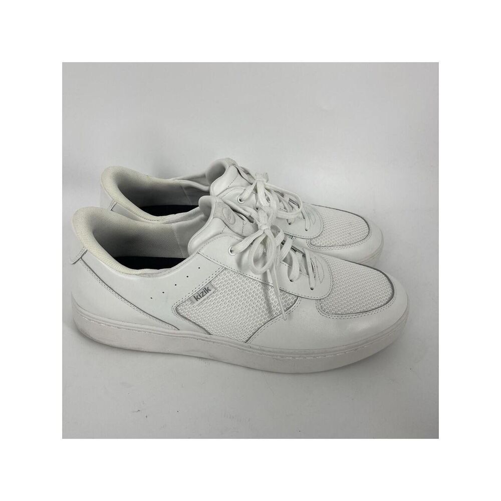 Kizik Oslo Shoes Size 13 Mens Optic White Athletic Sneaker Comfort Travel Preppy